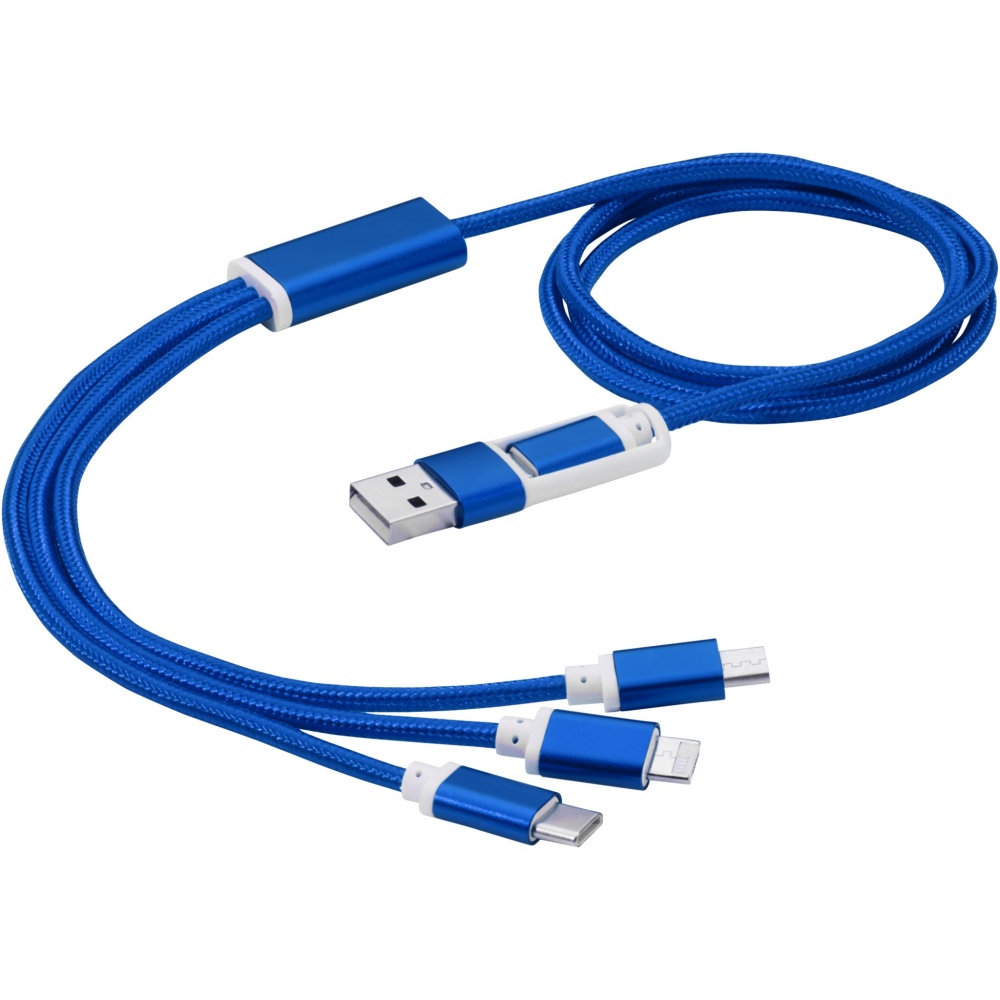 Logo trade advertising products image of: Versatile 5-in-1 charging cable